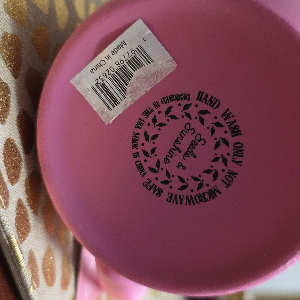 ⭐️Seeds & Sunshine Pink Butterfly Mug, NWT - Picture 4 of 4
